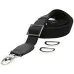 Go Handmade Schouderriem voor Tas, 85-125 cm 22290 Zwart/zilver