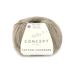 Katia Cotton Cashmere 91 Grijs beige
