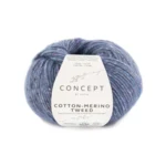 Katia Cotton-Merino Tweed 508 Blauw