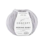 Katia Concept Merino Baby 055 Parelmoer lichtgrijs