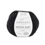 Katia Concept Merino Baby 002 Zwart