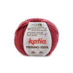 Katia Merino 100% 079 Frambozenrood