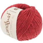 Lana Grossa Landlust Soft Tweed 90 32 Aardbeirood gemêleerd