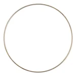 HobbyArts Metalen Ring Goud 20 cm