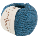 Lana Grossa Landlust Soft Tweed 180 129 Turquoiseblauw mêleerd