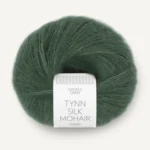 Sandnes Tynn Silk Mohair 8581 Donker Bosgroen