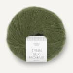Sandnes Tynn Silk Mohair 9062 Olijfgroen