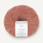 Sandnes Tynn Silk Mohair 3553 Stoffig Pruimroze