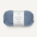 Sandnes Alpakka Silke 6052 Jeansblauw