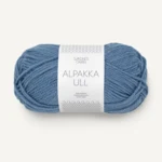 Sandnes Alpakka Ull 6052 Jeans Blauw