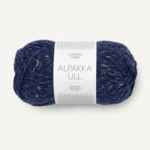 Sandnes Alpakka Ull 5585 Marineblauwe Tweed