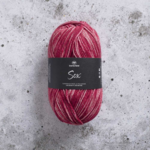 Svarta Fåret Sox 150 g 017 Gevlekte rood