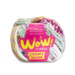 Katia Wow Chunky Boom 300 Petrol-Parelmoer braam-Roos