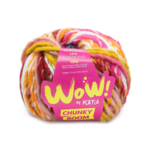 Katia Wow Chunky Boom 306 Fuchsia-Oranje-Groen-Geel-Blauw