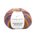 Katia Concept Paradise Merino 504 Roze-Oranje-Paars-Okergeel