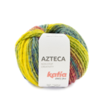 Katia Azteca 84 Turkoois-geel-blauwgroen