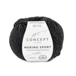 Katia Concept Merino Sport 402 Zeer donkergrijs