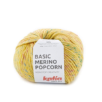 Katia Basic Merino Popcorn 203 Geel-meerkleurig