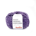 Katia Basic Merino Popcorn 100 Violet-wit