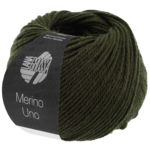 Lana Grossa Merino Uno 72 Zwartgroen