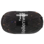Lana Grossa Meilenweit 100 Tweed 186 Koolzwart