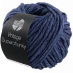 Lana Grossa Vintage Superchunky 505 Donkerblauw