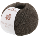 Lana Grossa Natural Lama Fine 115 Zwartbruin