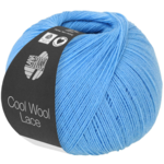 Lana Grossa Cool Wool Lace 48 Azuurblauw