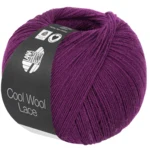 Lana Grossa Cool Wool Lace 67 Roodviolet
