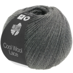 Lana Grossa Cool Wool Lace 26 Donkergrijs