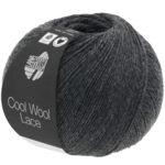 Lana Grossa Cool Wool Lace 25 Antraciet