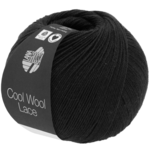 Lana Grossa Cool Wool Lace 24 Zwart