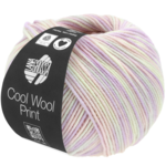 Lana Grossa Cool Wool Print 747 Lichtroze/Lila/Ecru/Lichtgrijs