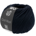 Lana Grossa Cool Wool Mélange 1430 Zwart-blauw gemêleerd