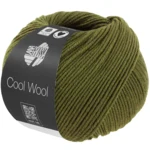 Lana Grossa Cool Wool Mélange 1506 Olijf gemêleerd