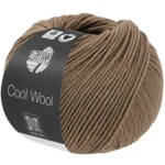 Lana Grossa Cool Wool Mélange 1508 Taupe gemêleerd