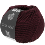 Lana Grossa Cool Wool Mélange 1404 Zwart-rood gemêleerd