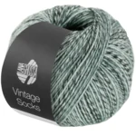 Lana Grossa Vintage Socks 1004 Lichtgrijs/middengrijs/donkergrijs gemêleerd