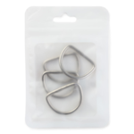 LindeHobby D-ringen, 3x25 mm, 4 stuks