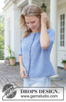 259-33 Blue Coast Cardi by DROPS Design