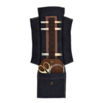 LYKKE Taylor Etui voor verwisselbare rondbreinaalden, 9 cm Chocolade