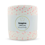 LindeHobby Inspire Print 05 Wit met roze print