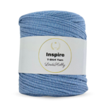 LindeHobby Inspire Print 84 Wit en blauw gestreept