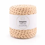 LindeHobby Inspire Print 29 Beige met bruine stippen