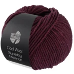 Lana Grossa Cool Wool Superbig 221 Zwartrood gemêleerd