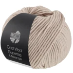 Lana Grossa Cool Wool Superbig 232 Grijsbeige gemêleerd
