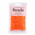 LindeHobby Beads Neon 01 Oranje