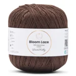 LindeHobby Bloom Lace Mercerized Cotton 08 Donkerbruin