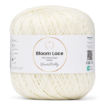 LindeHobby Bloom Lace Mercerized Cotton 30 Natuurlijk wit