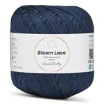 LindeHobby Bloom Lace Mercerized Cotton 17 Marineblauw